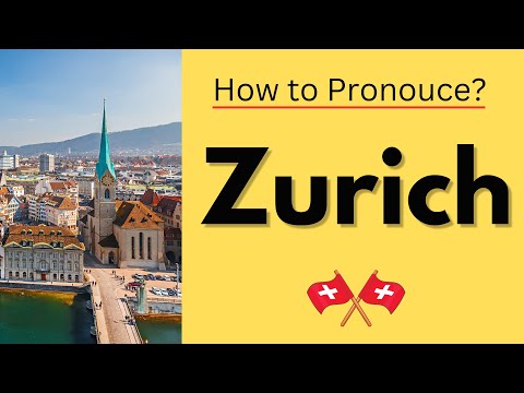 🇬🇧 How to pronounce ZURICH correctly | Study English