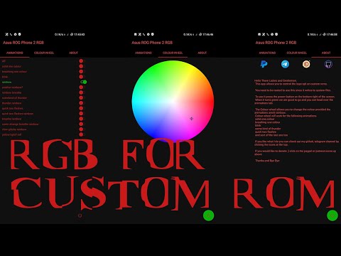 Control RGB | LED on custom roms ( Havoc or omni ) | Asus Rog Phone 2