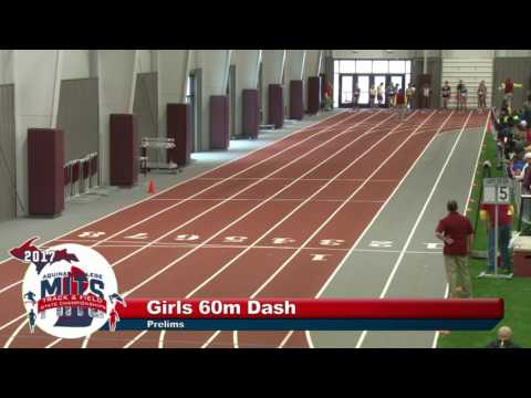 MITS 2017 Girls 60m Dash Prelims Heat 10