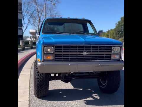 1983 Chevrolet K10 4x4