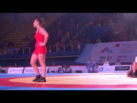 JR World WFS- Miracle (USA) pin Tunde (ROM), 59 kg bronze bout