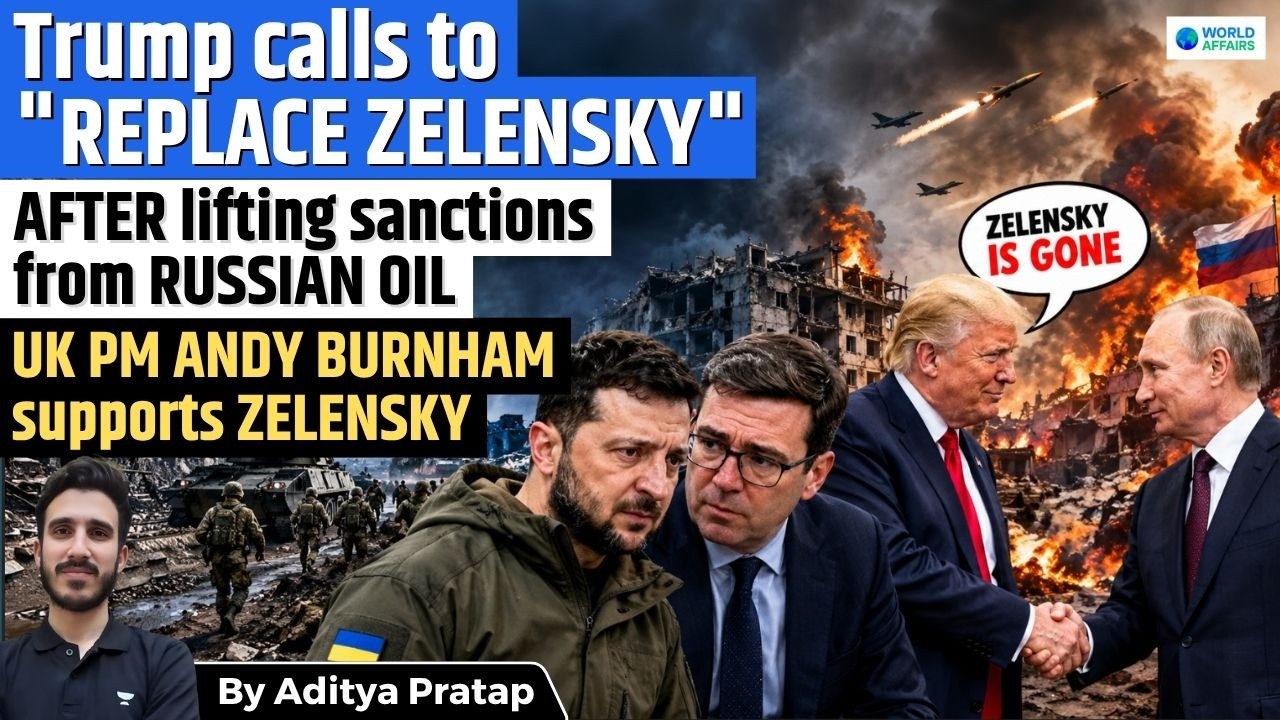 Trump Wants Zelensky OUT? Russia Diesel Deal Sparks Ukraine Crisis | World Affairs
