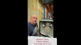 Cabrio Platinum Error Code 5d or Sd