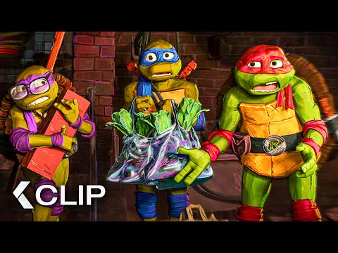 TEENAGE MUTANT NINJA TURTLES: Mutant Mayhem Movie Clip - “Sneaking In” (2023)