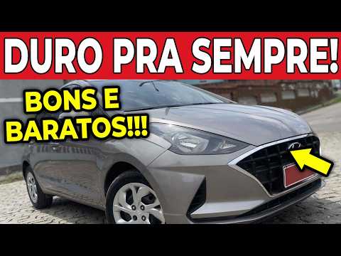 🚨 6 CARROS BARATOS QUE SÃO VERDADEIROS TANQUES E RODAM 500 MIL KM RINDO! 💥