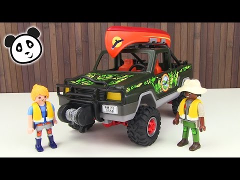 ⭕ Playmobil Abenteuer - Abenteuer Pick Up Truck - Spielzeug ausgepackt & angespielt -Pandido TV