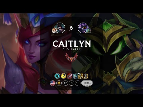 Caitlyn ADC vs Veigar - NA Grandmaster Patch 13.6