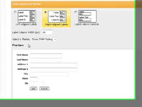 Creating an Application in XMod Pro 2 for DNN