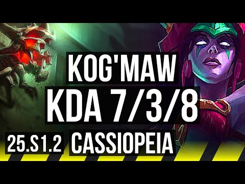 KOG'MAW & Rakan vs CASSIOPEIA & Senna (ADC) | NA Grandmaster | 25.S1.2