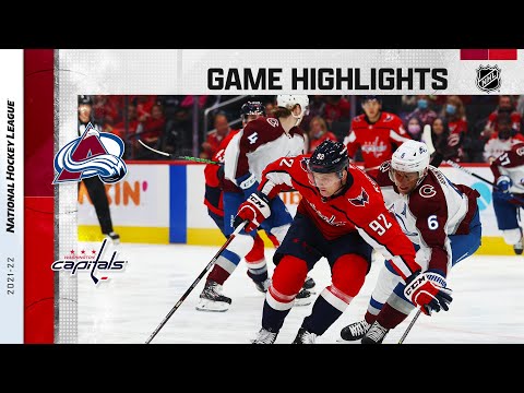 Avalanche @ Capitals 10/19/21 | NHL Highlights