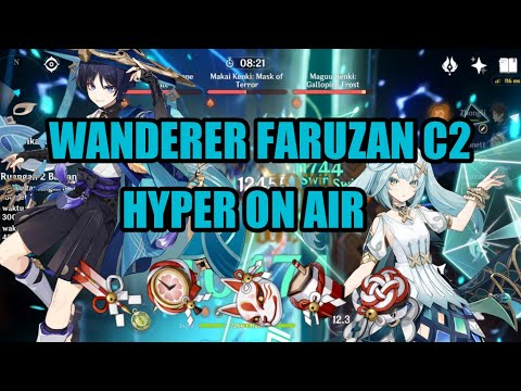 Wanderer Faruzan C2 vs Triple Maguu Kenki | Spiral Abyss 3.4 - Ghensin Impact Mobile