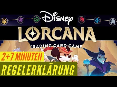Disney Lorcana Regeln Anleitung erklärt - Sofort loslegen - Kartenspiel TCG