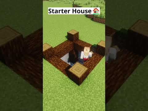 EPIC Minecraft Starter House Build! 🤯🔥