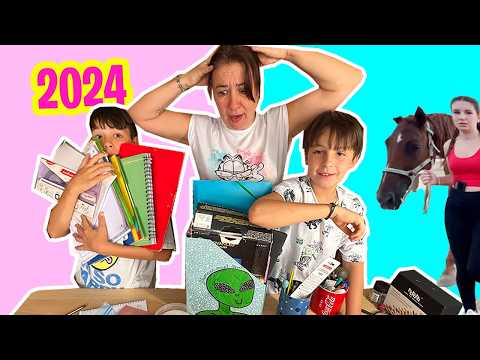 Material ESCOLAR de FAMILIA Numerosa + mi HIJA vuelve con su CABALLO