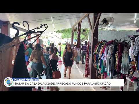 Bazar da Casa da Amizade arrecada fundos para projetos sociais