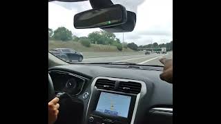 First Time driver enters the freeway