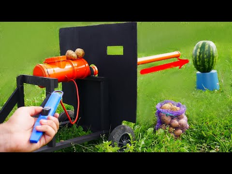 EXPERIMENT: POTATO CANNON vs WATERMELON