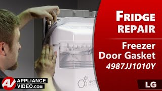 LG Refrigerator Door Not Sealing - Freezer Door Gasket Repair - Troubleshooting & Diagnostics