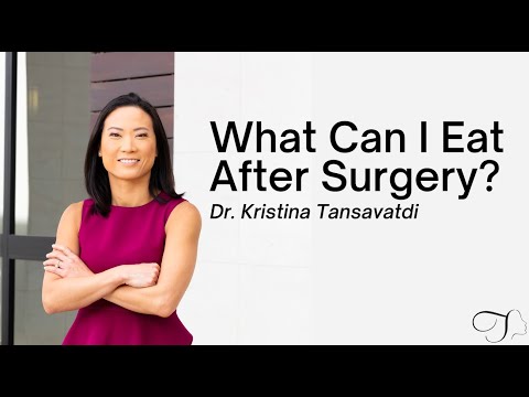 Dr. Kristina Tansavatdi: What Can I Eat After Surgery?