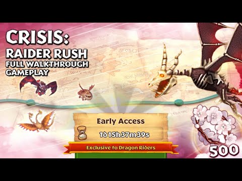 Crisis: Raider Rush — Gauntlet Event Full Wallkthrough Gameplay | Dragons: Rise of Berk