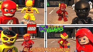 LEGO DC Super Villains All Speedsters Unlocked! Flash, Zoom, Johnny Quick, Wally West, Kid Flash!