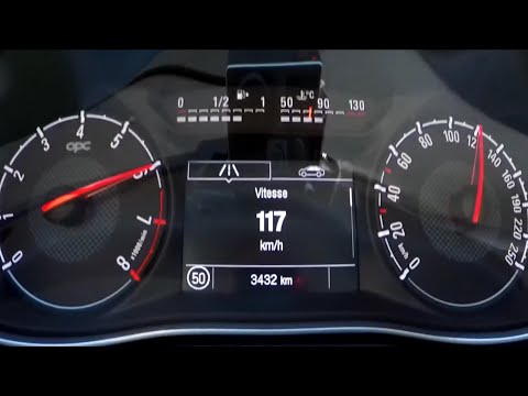 Opel Corsa OPC 1.6 Turbo 207 HP 0-100 km/h acceleration
