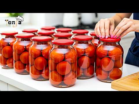 I keep fresh tomatoes in a jar without a refrigerator! does not spoil for years!