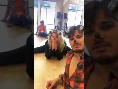Sasha Pieterse showing her flexibility! | Dancing With The Stars BTS