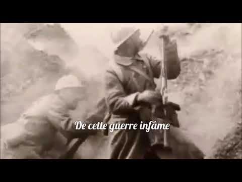 🇫🇷 La Chanson de Craonne (français ST) Chanson Pacifiste Française 1ère Guerre Mondiale