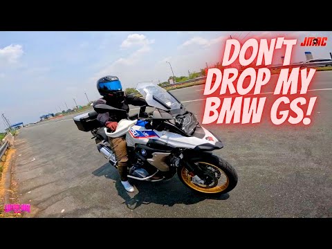 LETTING MY WIFE RIDE MY BMW GS FOR THE FIRST TIME!