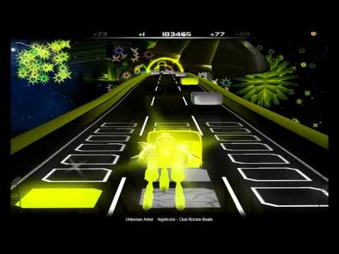 Audiosurf : Nightcore - Club Rockin Beats [ Serenity & Spyer Feat. Tevin ] (HD)