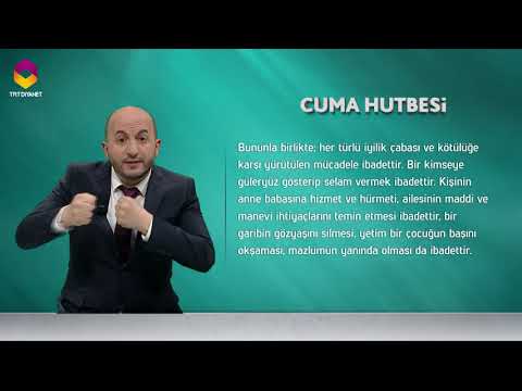 İşaret Dilinden Cuma Hutbesi - 23 Mart 2018
