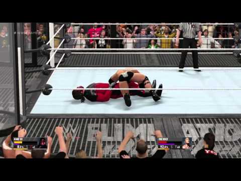 WWE 2K16 Reversed into Rock Bottom