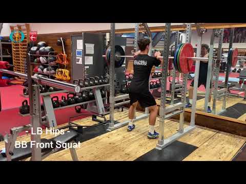 BB front squat