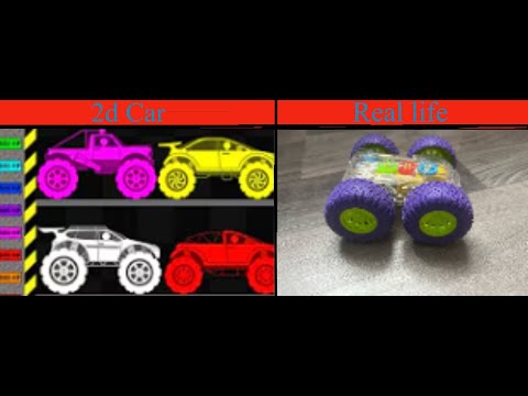 Stickman Cars: Monster Trucks - Survival Race Real and 2d