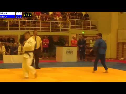 Judo Nordic Championships 2014: B18-60: SAHA - OIVO