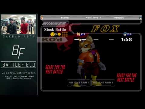 BF10 Wave 1 Pools - RG|Medz (Fox) vs Underdogg (Marth)