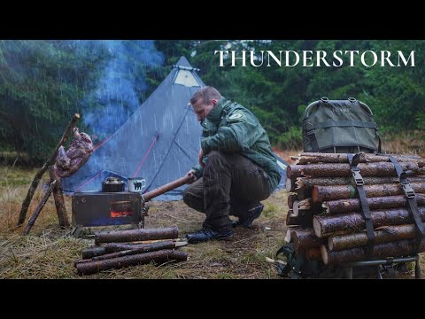 Thunderstorm In BEAR Country- Heavy Rain, Sleet & Freezing Temperatures