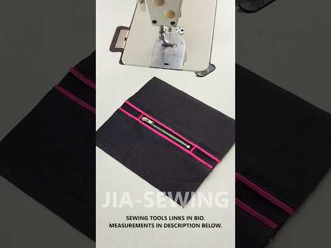 Zippers w/ Pipping💡✨ | DIY | Quick Sewing Tips No.153