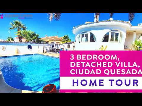 Villas for Sale Spain | 630sqm Plot | Private Pool | €285,000 | Ciudad Quesada | Alicante