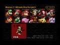 Super Smash Bros 64 Fox Break The Targets 8 75 World Record
