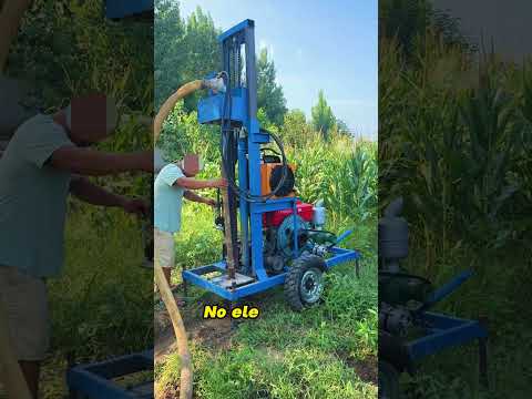 22 hp diesel-hydraulic well drilling machine No electricity restriction for field construction