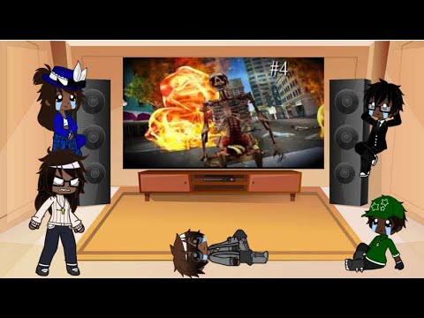 CJ's Family Reacts Skeleton Loquendo Part 4 and 5 Gacha Club