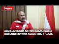 Abdillah Onim Aktivis Kemanuasian Harus Mengambil Keputusan Keluar Gaza Di Tengah Hujan Rudal
