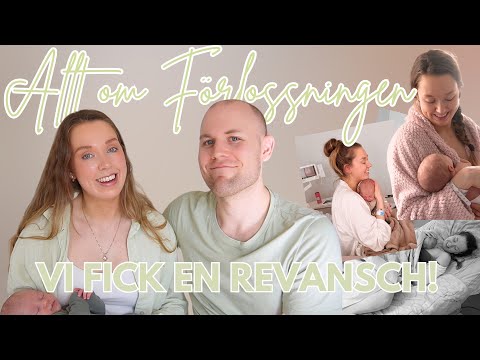 VÅR FÖRLOSSNINGSBERÄTTELSE 🩵 En otrolig upplevelse! 😭 & FÖRSTA DYGNEN PÅ BB-VLOGG 👶🏼