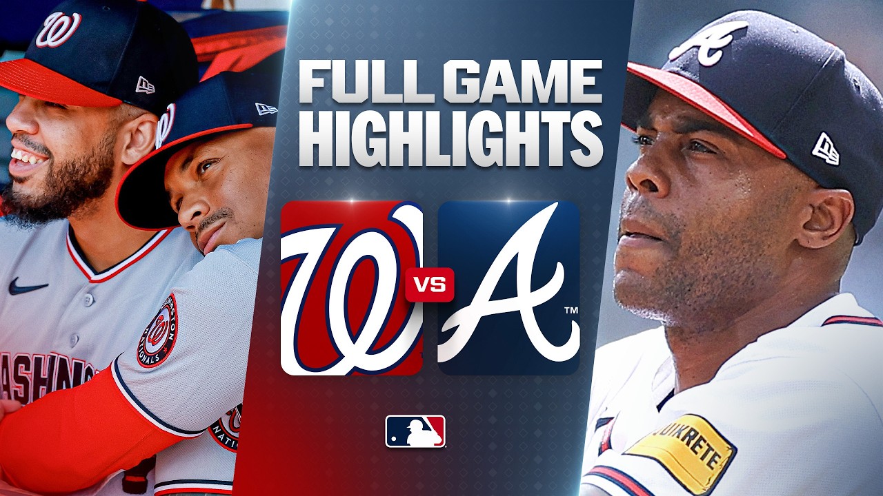 8월03일 워싱턴 애틀랜타 MLB 하이라이트