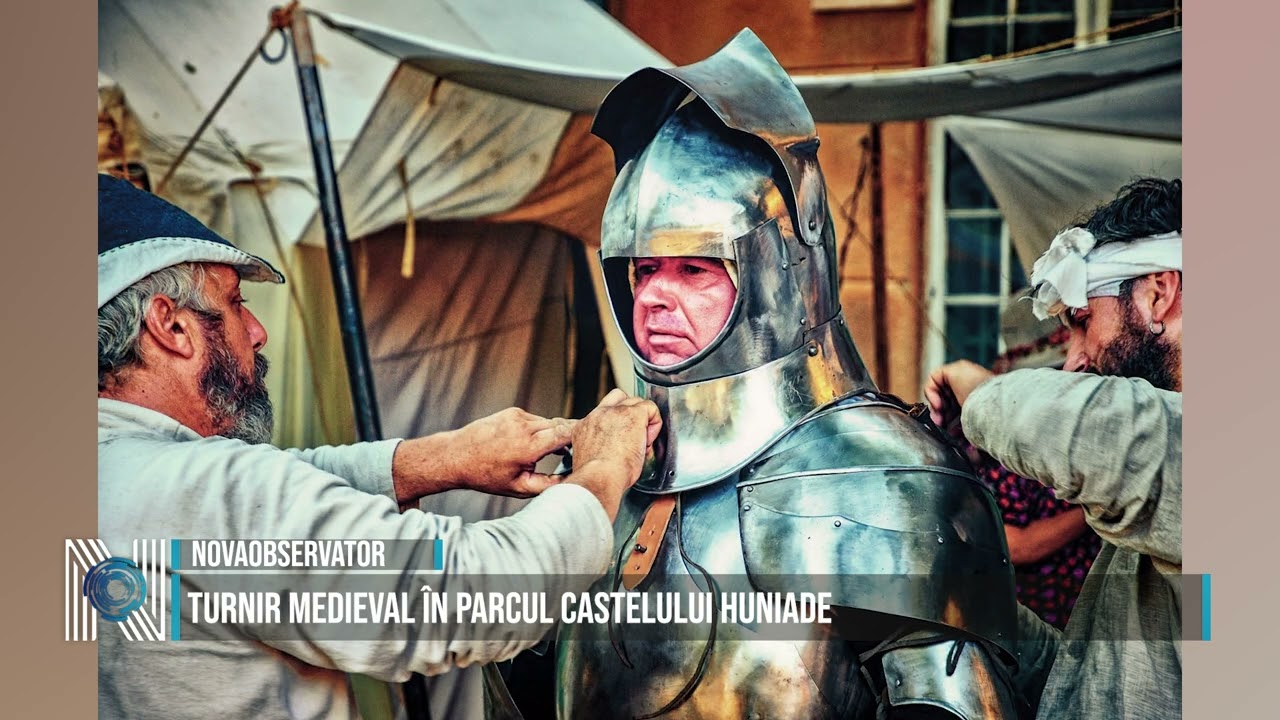 Turnir medieval în Parcul Castelului Huniade