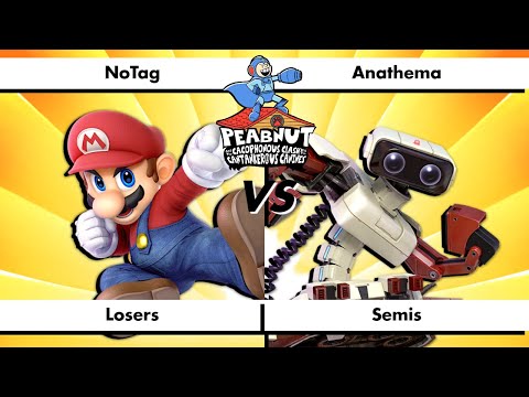 Peabnut C.C.C.C. - Losers Semi Final - NoTag (Mario) vs Anathema (R.O.B.)