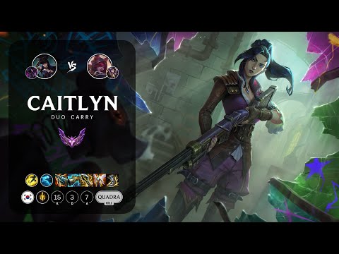 Caitlyn ADC vs Xayah - KR Master Patch 13.13