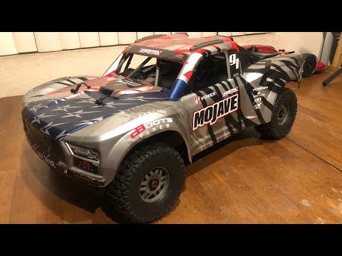 Arrma Mojave 8s pinion gear and center differential repairs on a 1/5 scale motor mount set up